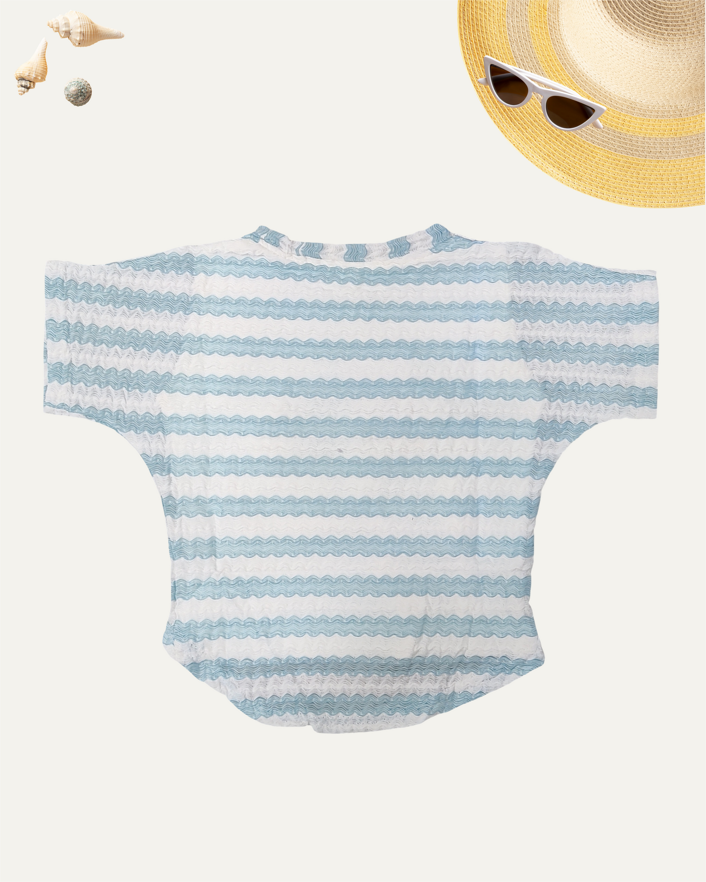 GIRLS BLUE STRIPED TOP (0-12 YEARS) - Girlism