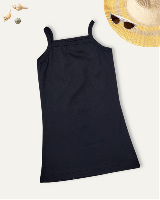 GIRLS SPARKLY DRESS (BLACK) (1-10 YEARS)