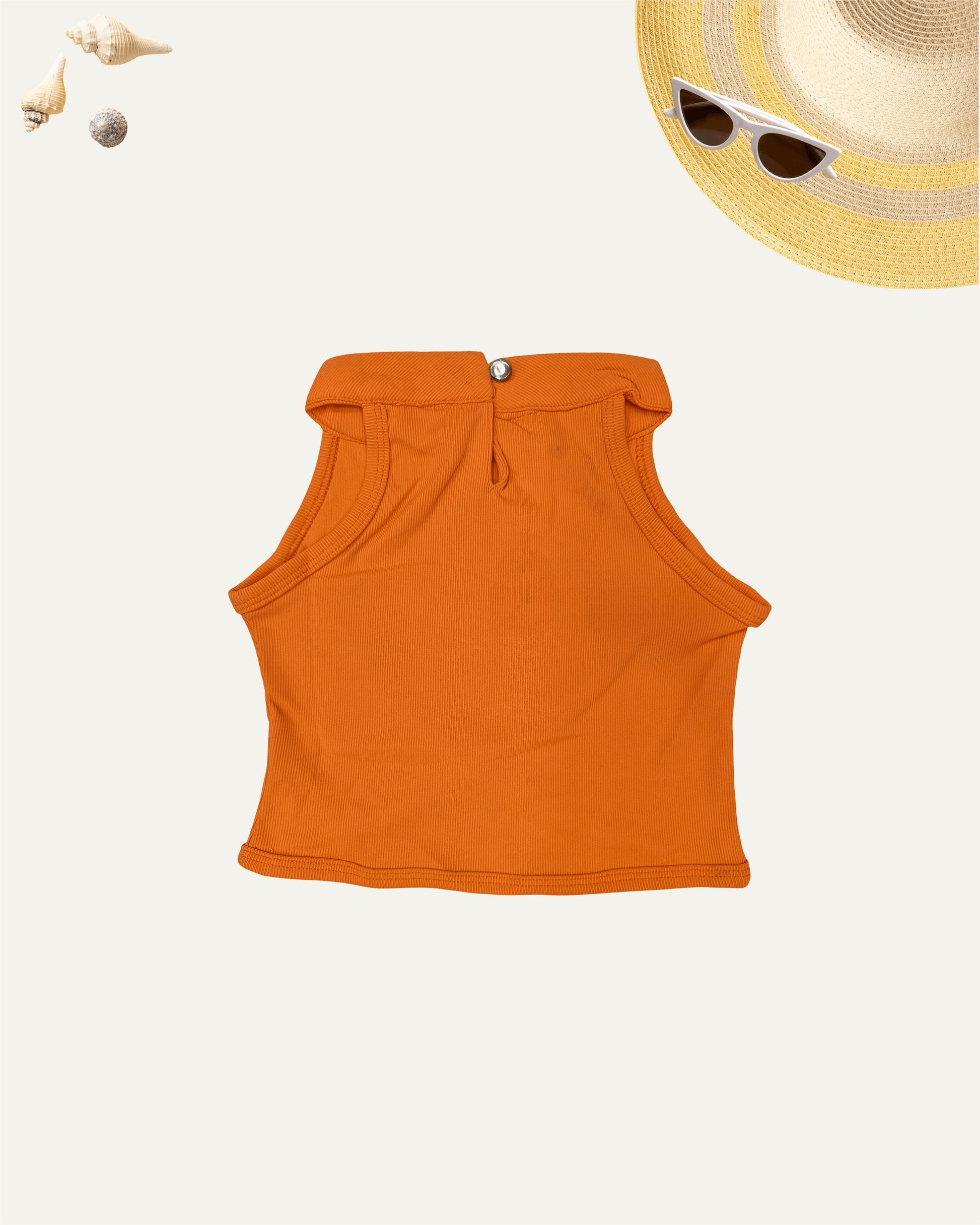 GIRLS NEON ORANGE TANK TOP (1-8 YEARS) - Girlism