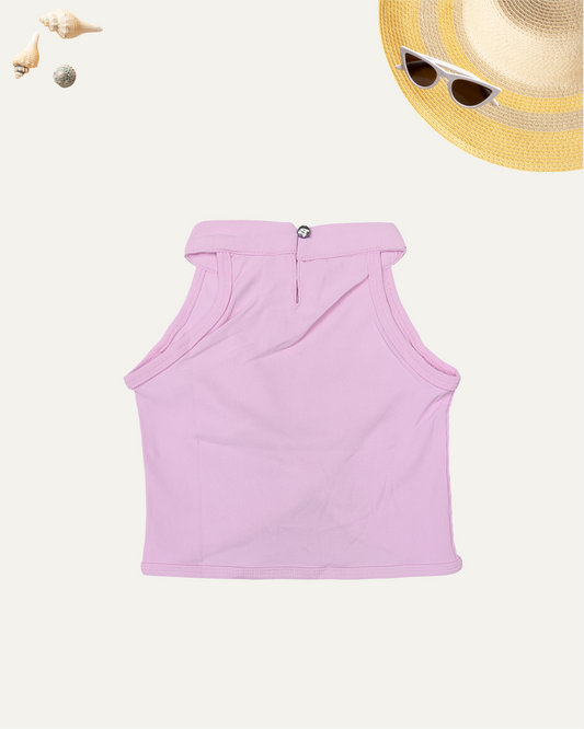 GIRLS BABY PINK TANK TOP (1-8 YEARS) - Girlism
