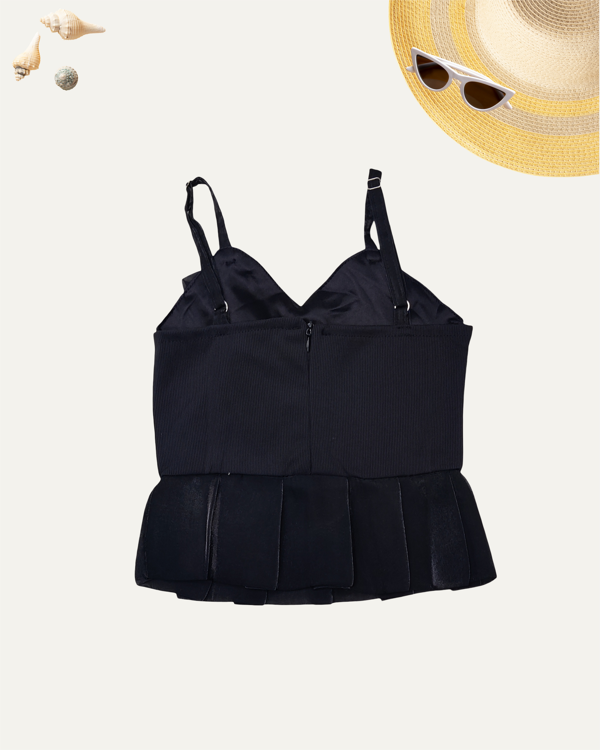 GIRLS BLACK SATIN BOW GLAM TOP (0-11 YEARS) - Girlism