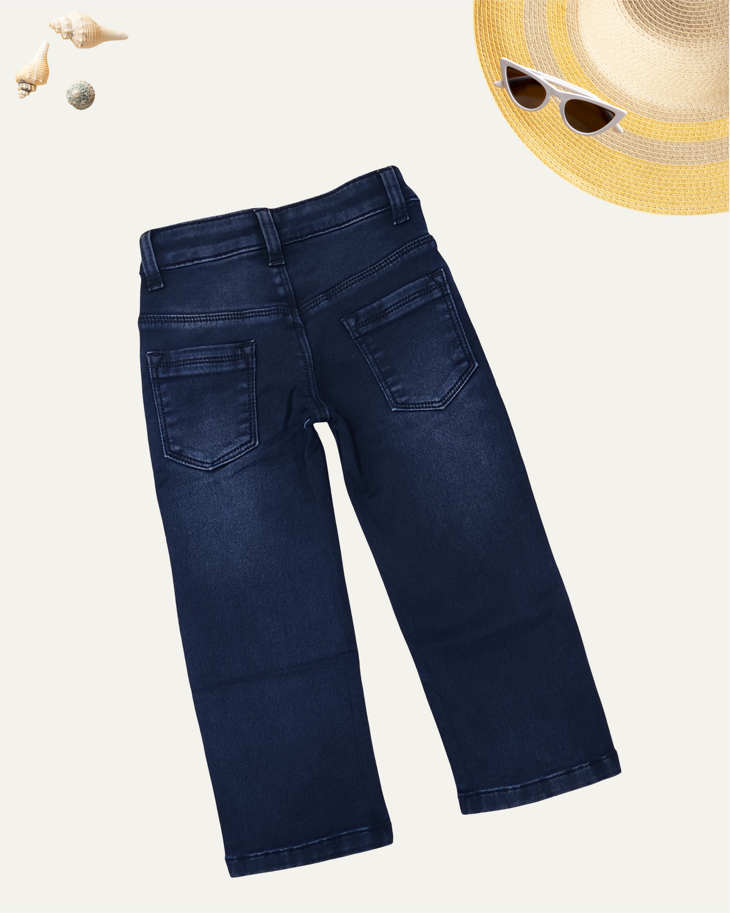 GIRLS BASIC BLACK DENIM JEANS (3-14 YEARS) - Girlism