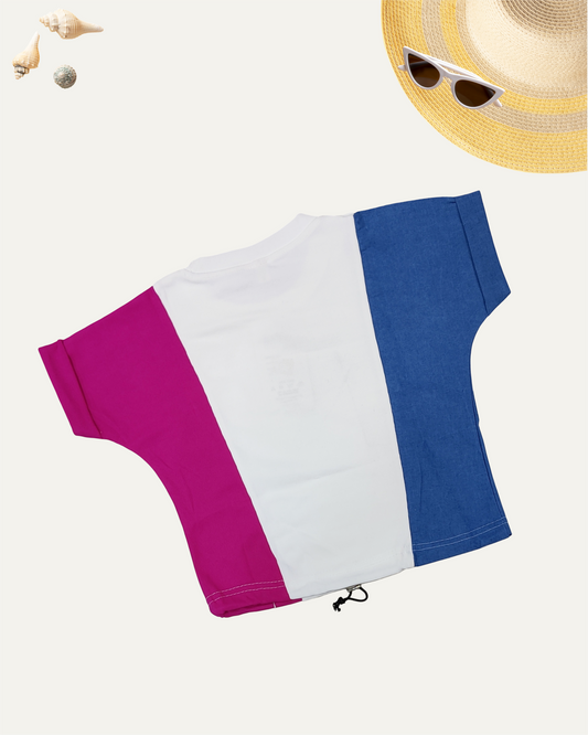 GIRLS COLOUR POP T-SHIRT (HOT PINK) (4-12 YEARS) - Girlism