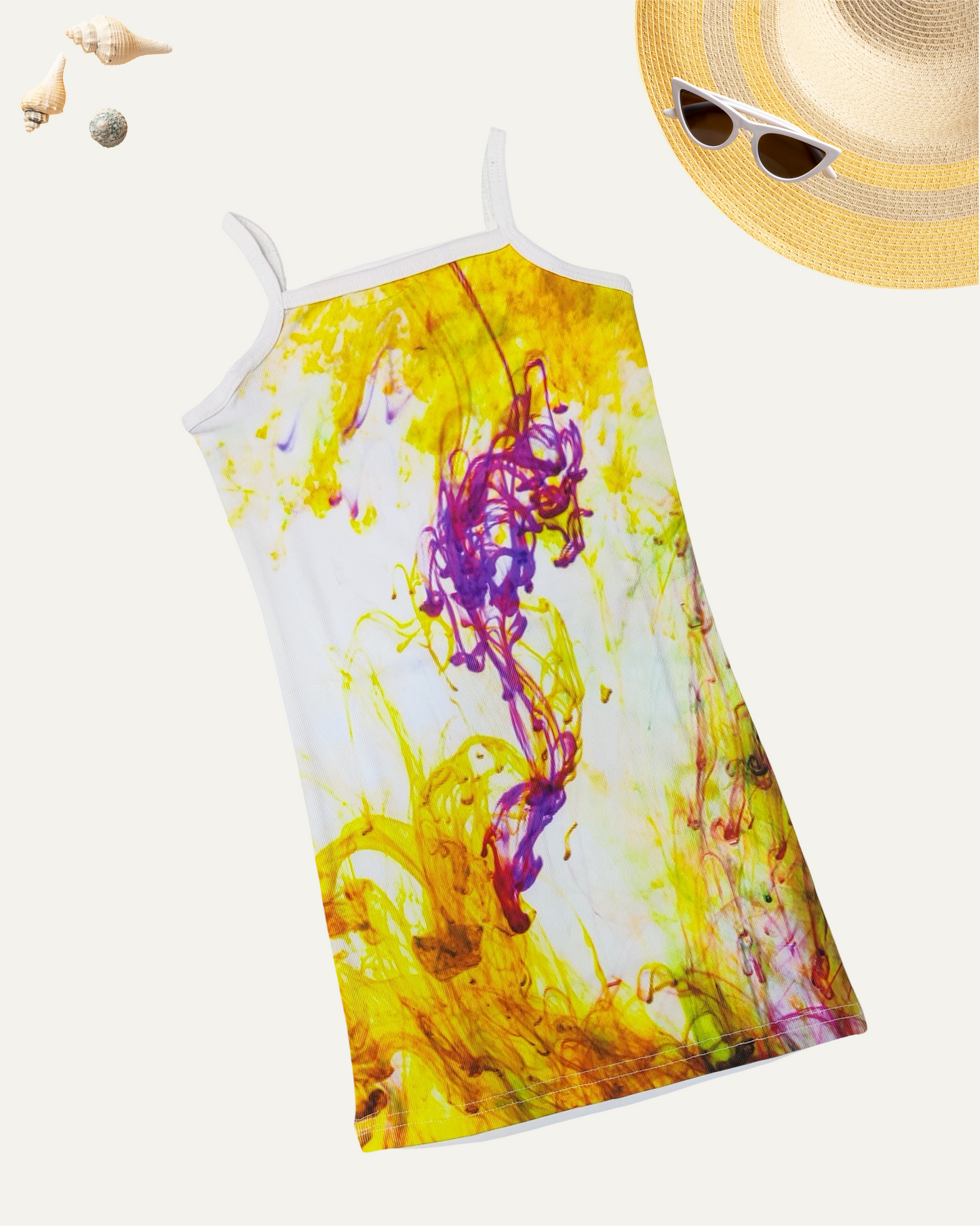 GIRLS PRINTED MINI DRESS (3-10 YEARS) - Girlism