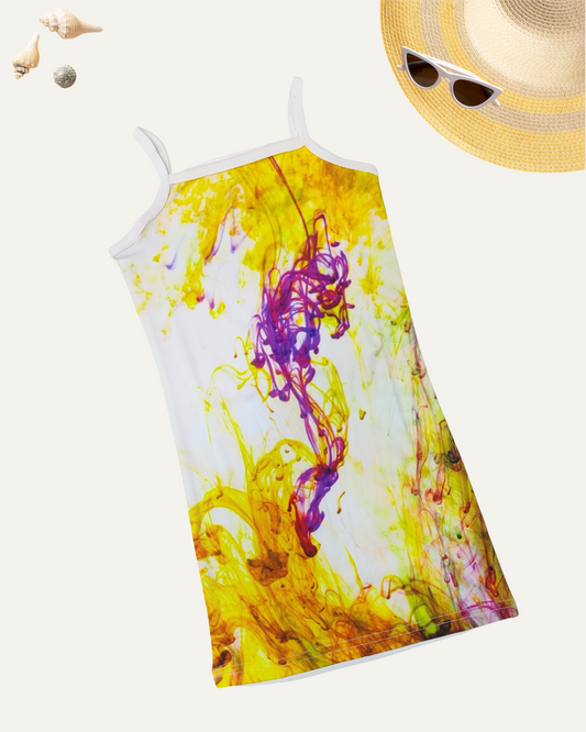 GIRLS PRINTED MINI DRESS (3-10 YEARS) - Girlism