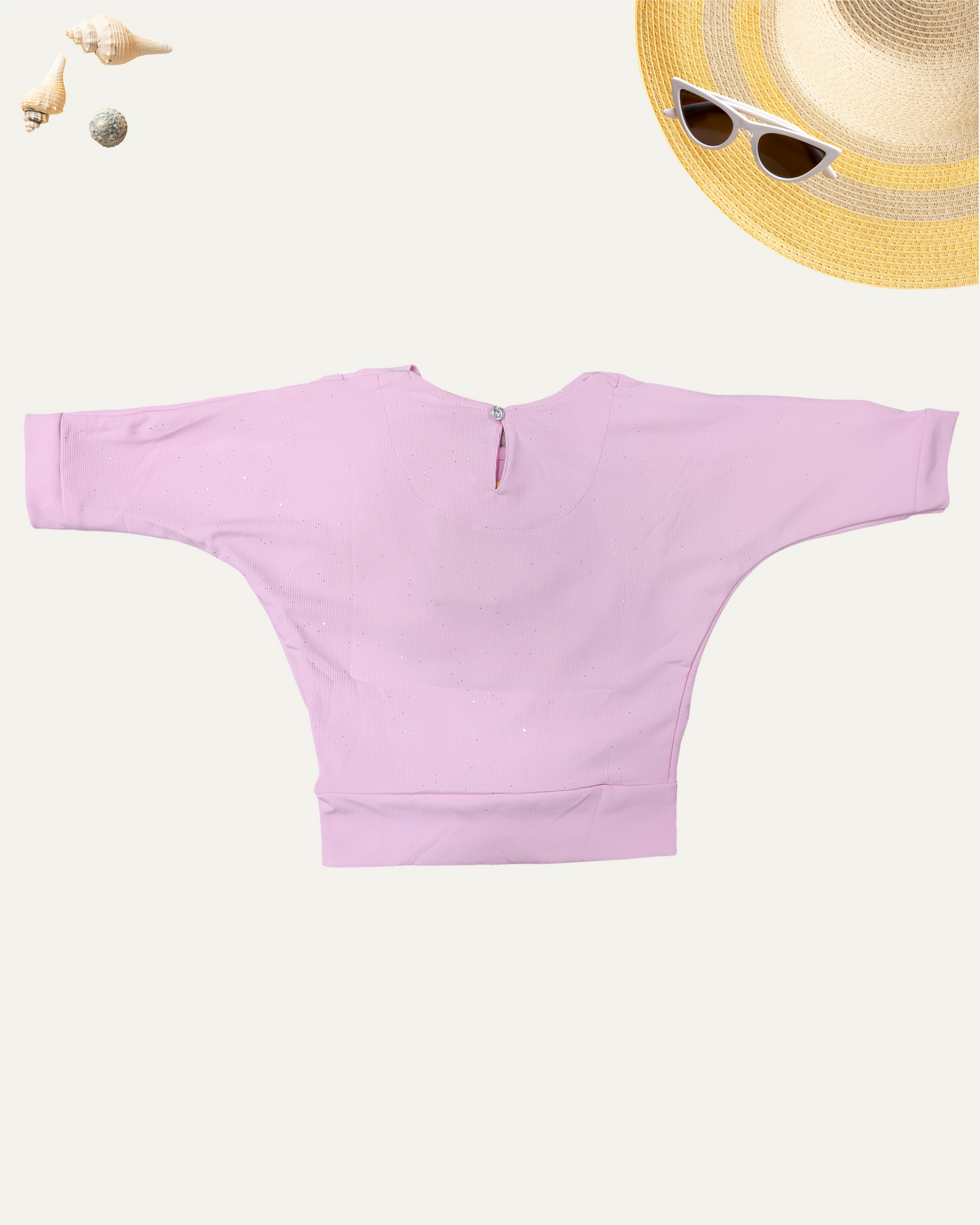 GIRLS BABY PINK DRAPED TOP (1 -12 YEARS) - Girlism