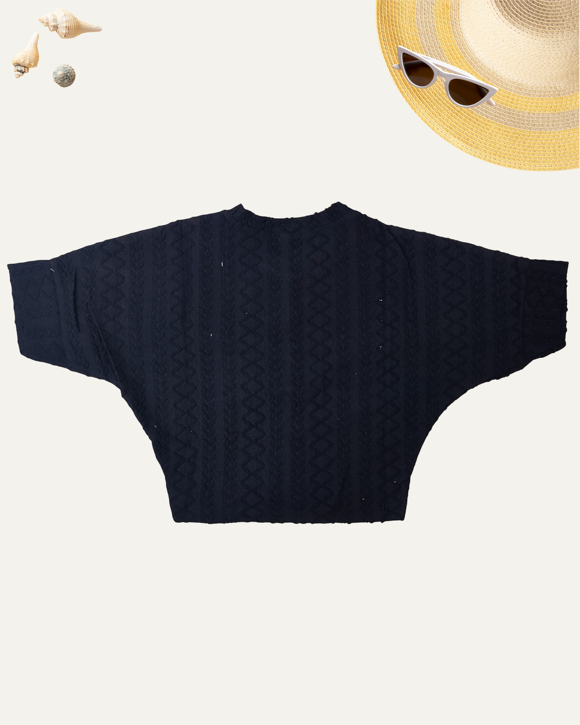 GIRLS BLACK TOP WITH A BROOCH (4-12 YEARS) - Girlism