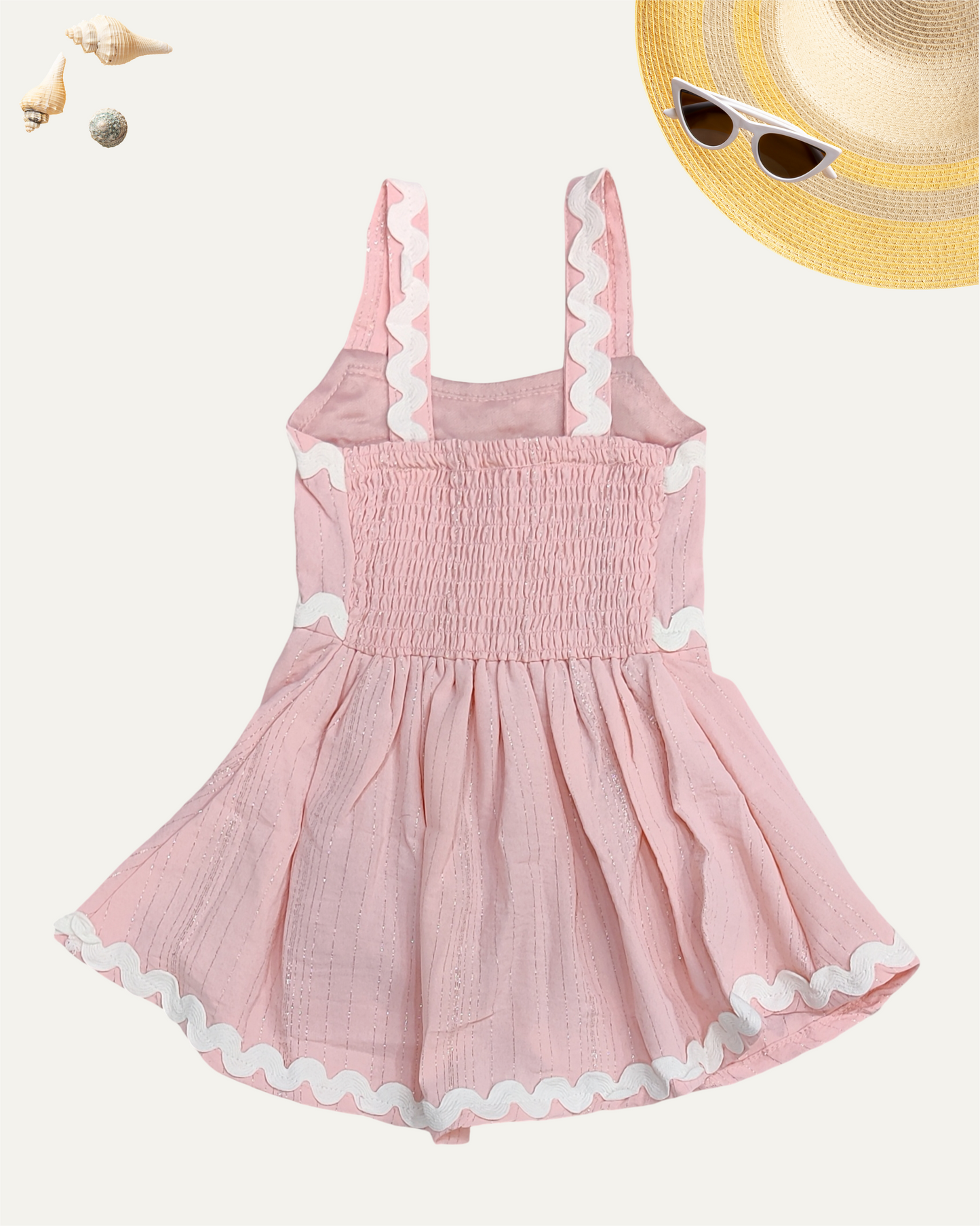 GIRLS BABY PINK FROCK (1-8 YEARS) - Girlism