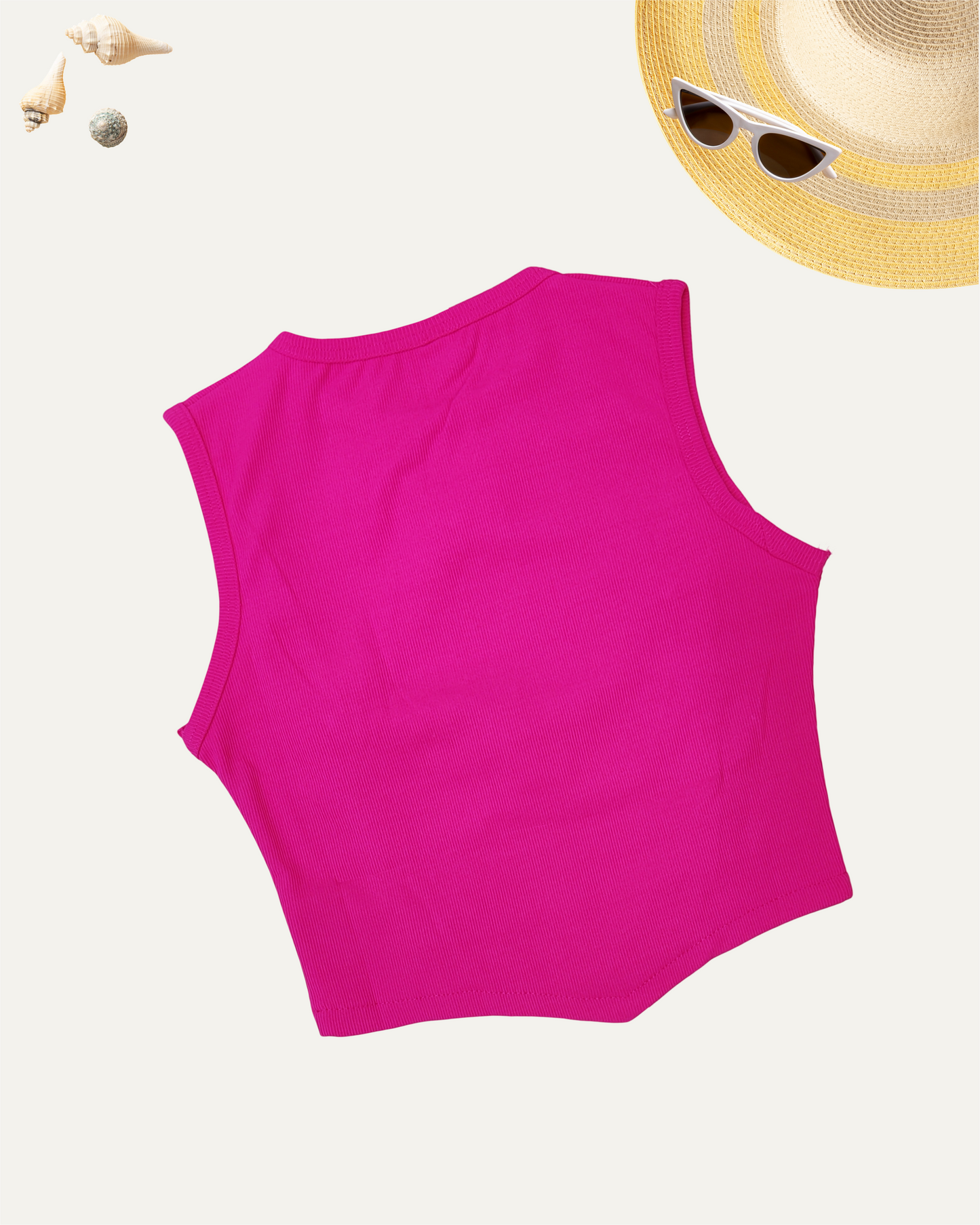 GIRLS HOT PINK BUTTERFLY TOP (4-12 YEARS) - Girlism
