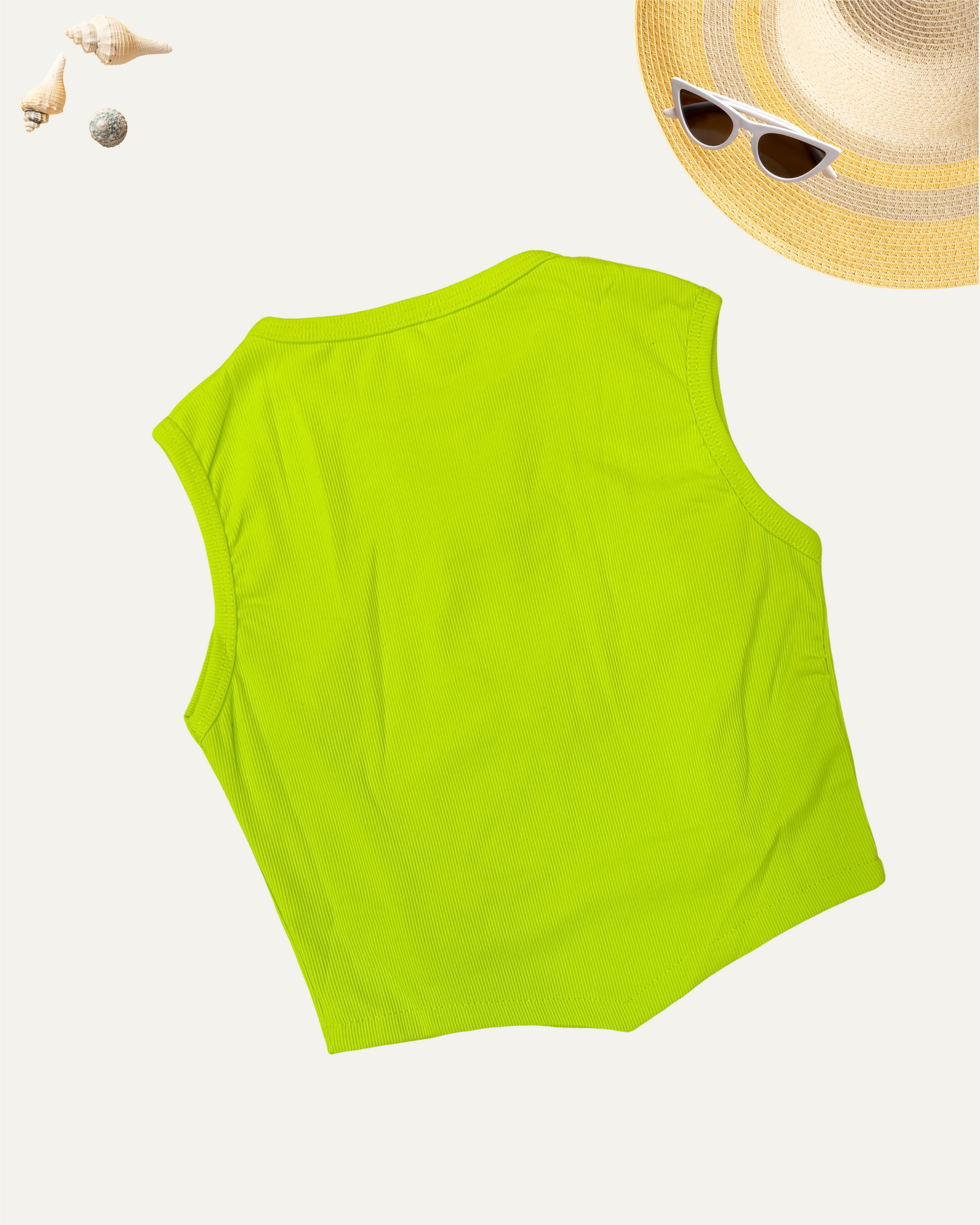 GIRLS NEON GREEN BUTTERFLY TOP (4-12 YEARS) - Girlism